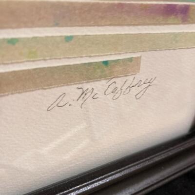 Original Watercolor Weaving