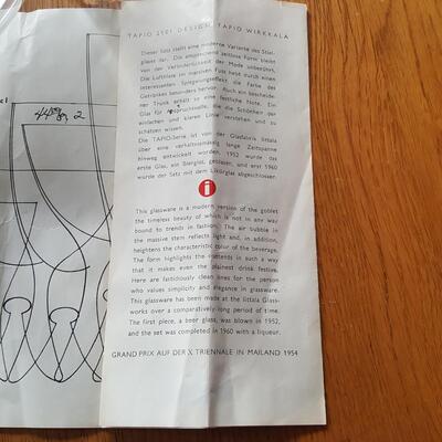 Set of 6 Iittala Glassworks Wine Glasses