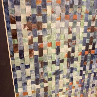 "City Lights" Watercolor Weaving