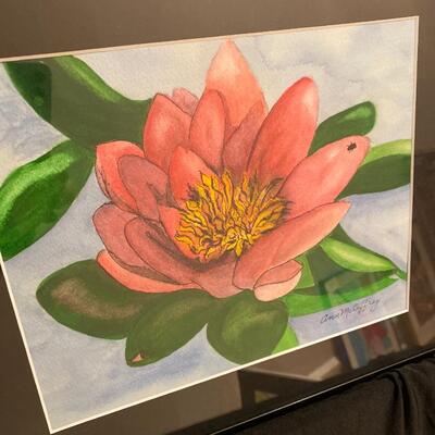 "Tickle Me Pink" Original Watercolor
