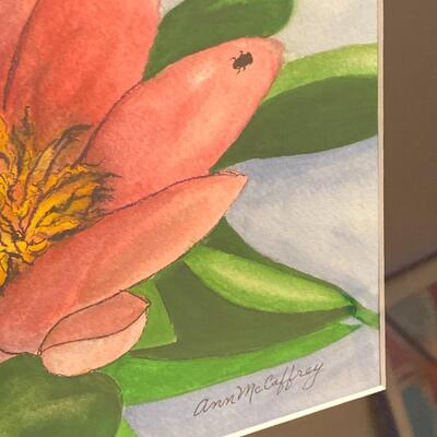 "Tickle Me Pink" Original Watercolor