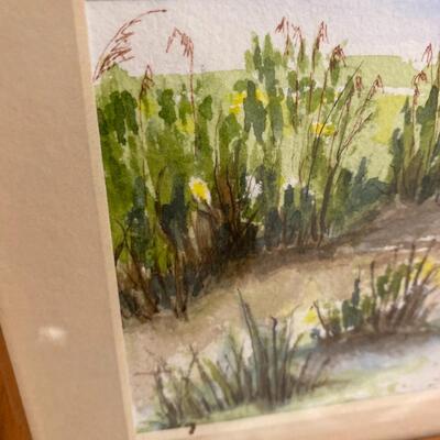 Original Watercolor of the Seashore