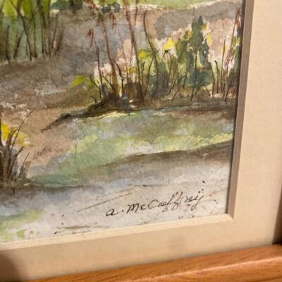 Original Watercolor of the Seashore