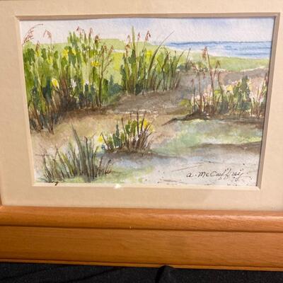 Original Watercolor of the Seashore