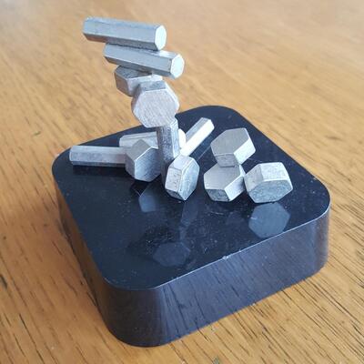 Magnetic Sculpture Platform and Pieces