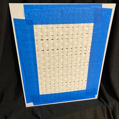 Original Watercolor Weaving