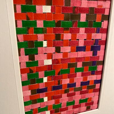 Original Watercolor Weaving