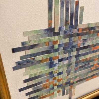 Original Watercolor Weaving