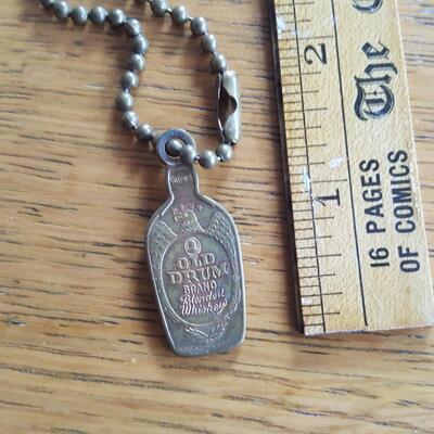 Bourbon Advertising Copper Key Chain