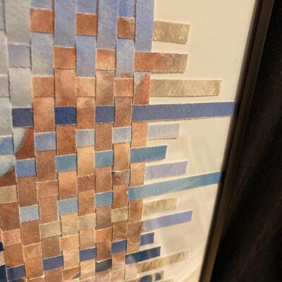 "Hand-Up" Original Watercolor Weaving