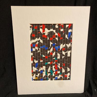 Original Watercolor Weaving