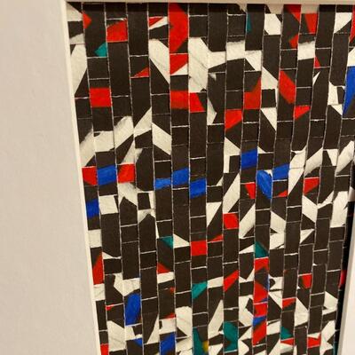 Original Watercolor Weaving