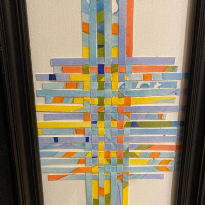 Original Watercolor Weaving