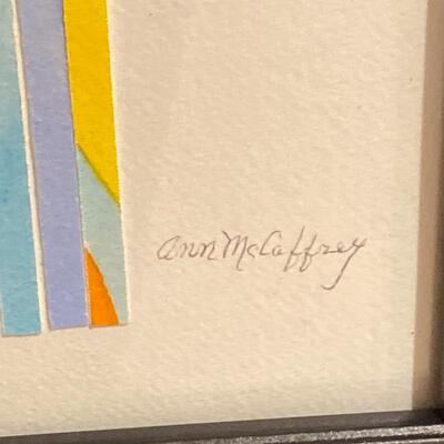 Original Watercolor Weaving