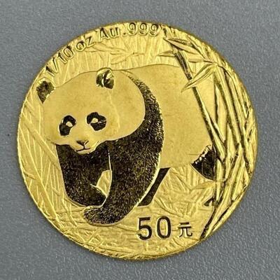 Chinese 50 Panda gold coin.