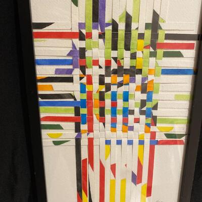 Original Watercolor Weaving