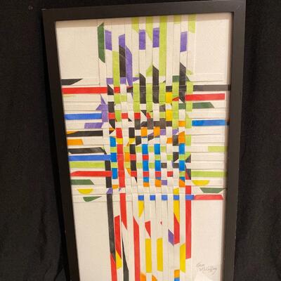 Original Watercolor Weaving