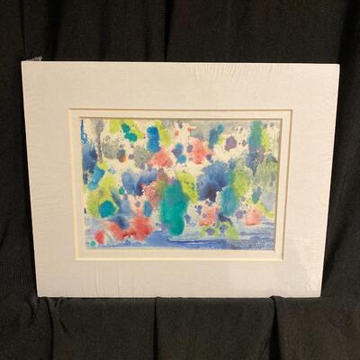 "Abstract 2" Watercolor Collage