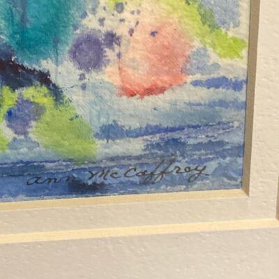 "Abstract 2" Watercolor Collage