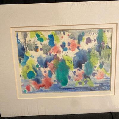 "Abstract 2" Watercolor Collage