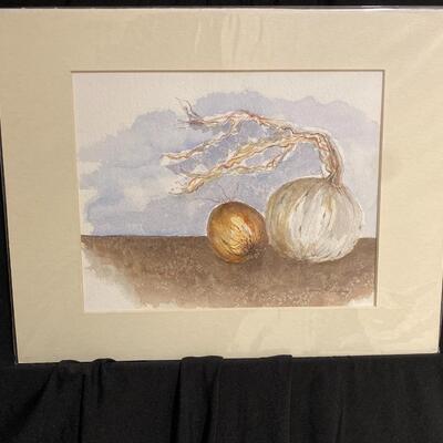"Onions" Original Watercolor