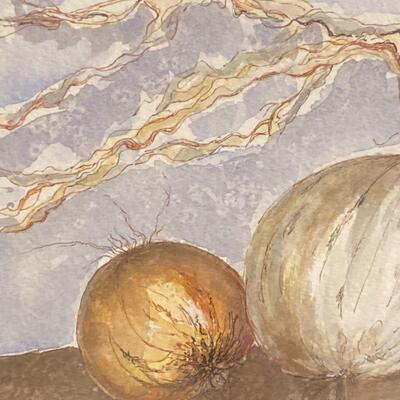 "Onions" Original Watercolor