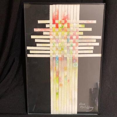 Original Watercolor Weaving