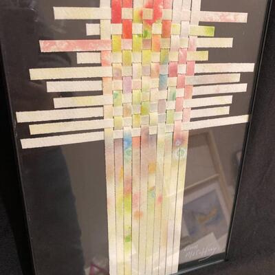 Original Watercolor Weaving