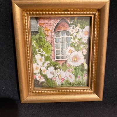 English Cottage Small Watercolor