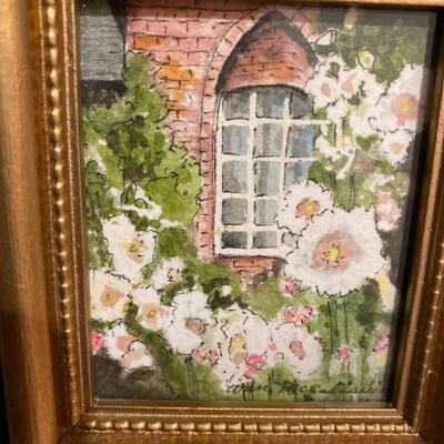 English Cottage Small Watercolor