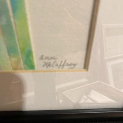 Original Watercolor Weaving