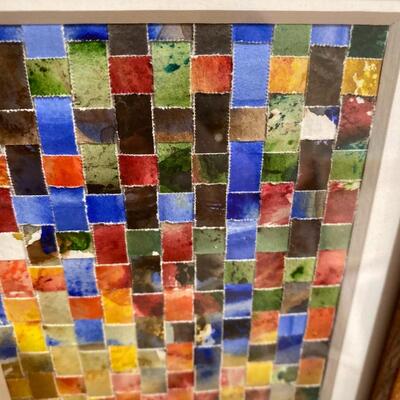 Two Original Watercolor Weavings