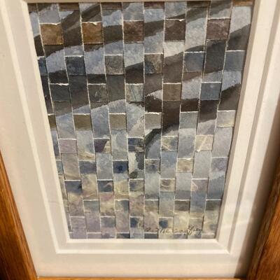 Two Original Watercolor Weavings