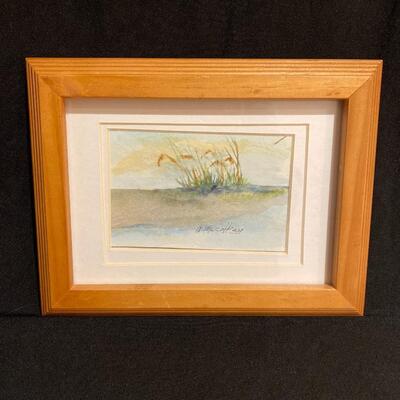 Original Watercolor of Seaside