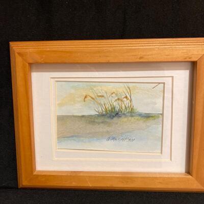 Original Watercolor of Seaside