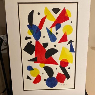 Chaos Original Watercolor Painting