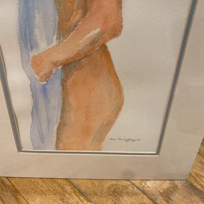 "View In The Mirror" Watercolor Painting