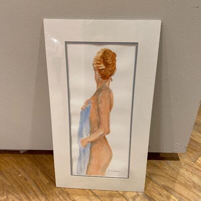 "View In The Mirror" Watercolor Painting