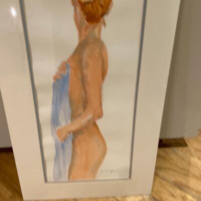 "View In The Mirror" Watercolor Painting