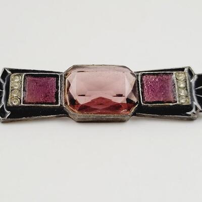 VINTAGE DARK TONED BROOCH