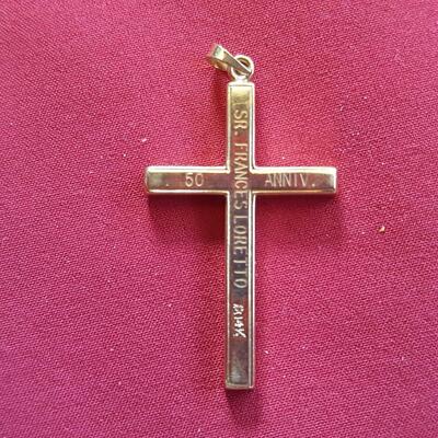 Gold Cross Pendant