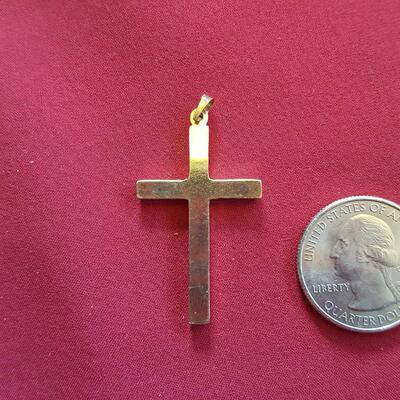 Gold Cross Pendant