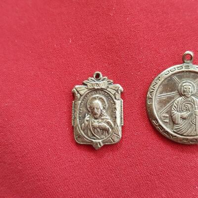 Collection of Sterling Religious Medals
