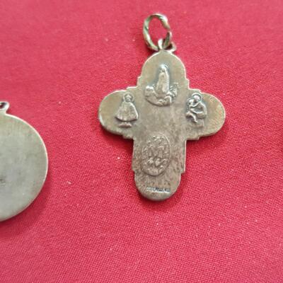 Collection of Sterling Religious Medals