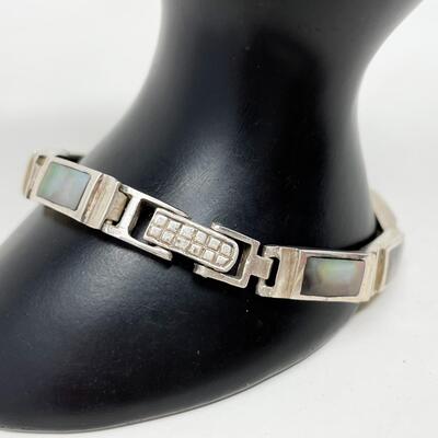 ABALONE & STERLING SILVER? BRACELET