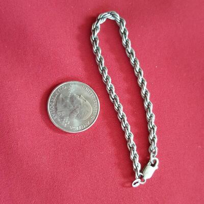 Sterling Silver Woven Bracelet