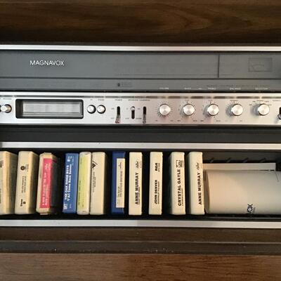 L9 - Vintage Stereo Cabinet w/phono & 8-track