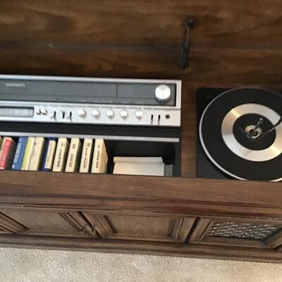 L9 - Vintage Stereo Cabinet w/phono & 8-track