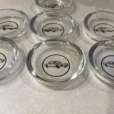 K16 - 7 Chevy Classic Car Glass Coasters
