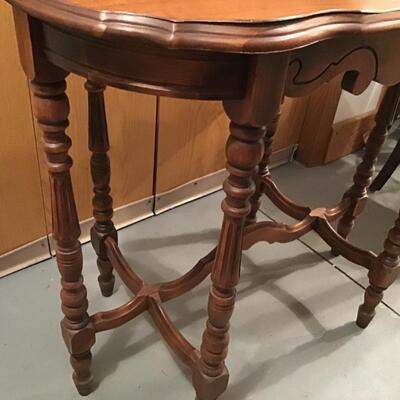 13 - Vintage Side Table w/Carved Legs